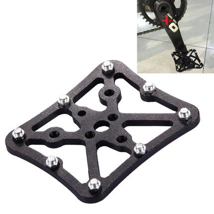 Single Road Bike Universal Clipless to Pedals Platform Adapter for Bike MTB, Size: Small(Black)-garmade.com