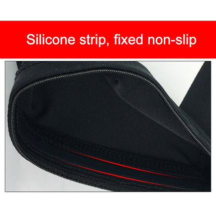 2 PCS Sports High Elastic Outdoors Climbing Basketball Knee Support Guards, Size: M(Black)-garmade.com