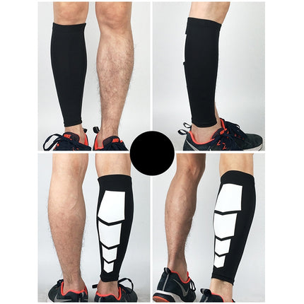 2 PCS Sports High Elastic Outdoors Climbing Basketball Knee Support Guards, Size: L (Black)-garmade.com