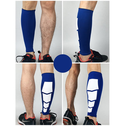 2 PCS Sports High Elastic Outdoors Climbing Basketball Knee Support Guards, Size: XL (Blue)-garmade.com