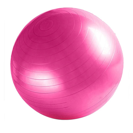 Thickening Explosion-proof Big Yoga Ball Sport Fitness Ball Environmental Pregnant Yoga Ball, Diameter: 55cm(Pink)-garmade.com