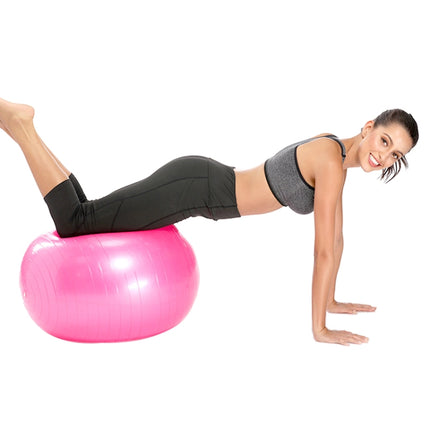 Thickening Explosion-proof Big Yoga Ball Sport Fitness Ball Environmental Pregnant Yoga Ball, Diameter: 65cm(Pink)-garmade.com