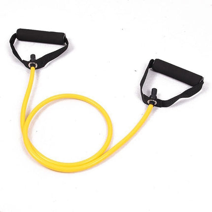 Fitness Exercise Resistance Bands Stretch Elastic Rope Workout Yoga Rally Muscle Training Exercise Rope, Size:5*8*1200mm, Random Color Delivery-garmade.com