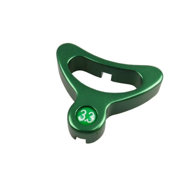 BIKERSAY BK033 Bicycle Spoke Wrench Repair Tool Aluminum Alloy Wheel Spoke Nipple Adjustment Spanner(Green)-garmade.com