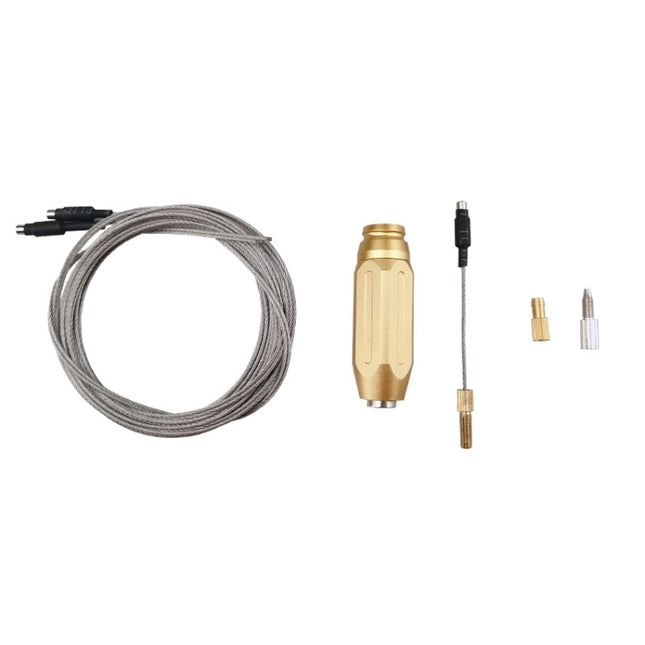 BIKERSAY BT054 Bicycle Inner Wire Routing Tool Aluminum Alloy Bike Wire Shifter Magnet Lead Wire Threader (Gold)-garmade.com