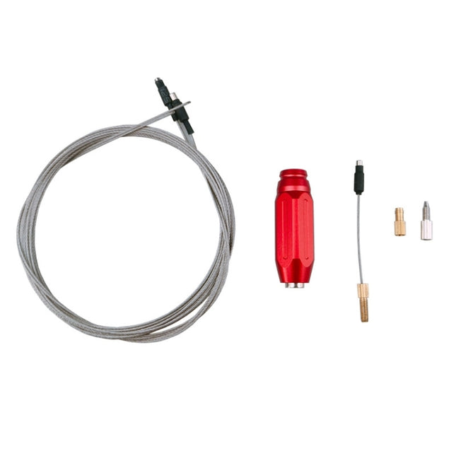 BIKERSAY BT054 Bicycle Inner Wire Routing Tool Aluminum Alloy Bike Wire Shifter Magnet Lead Wire Threader (Red)-garmade.com