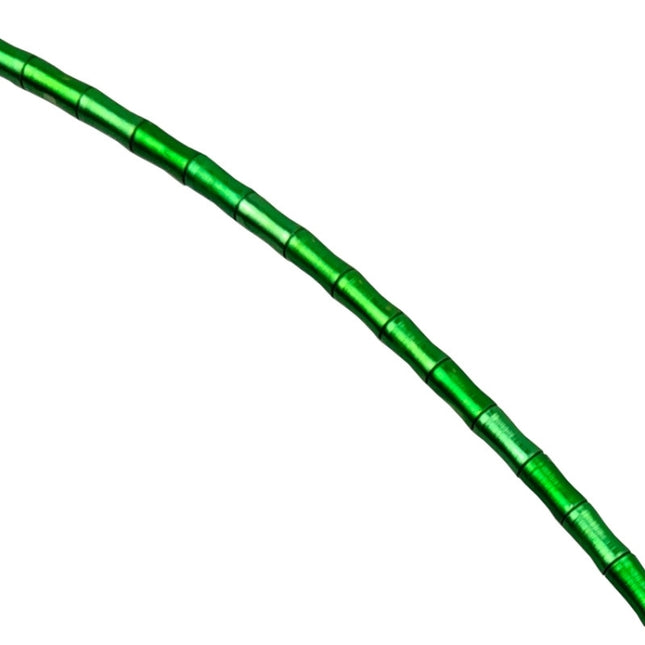 BIKERSAY Bicycle Fishbone Variable Speed Cable Tube Set Aluminum Alloy Bamboo Joint Wire Tube(Green)-garmade.com