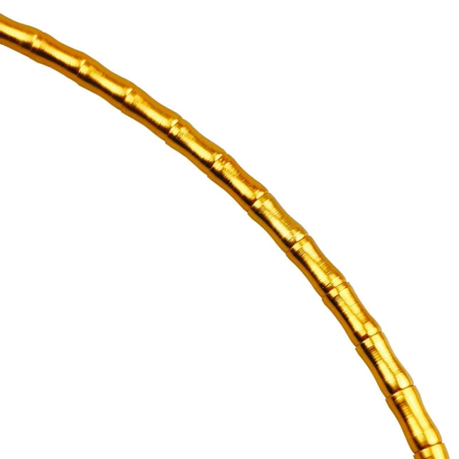 BIKERSAY Bicycle Fishbone Variable Speed Cable Tube Set Aluminum Alloy Bamboo Joint Line Pipes(Gold)-garmade.com