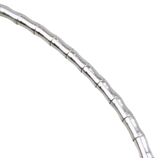 BIKERSAY Bicycle Fishbone Variable Speed Cable Tube Set Aluminum Alloy Bamboo Joint Line Pipes(Silver)-garmade.com