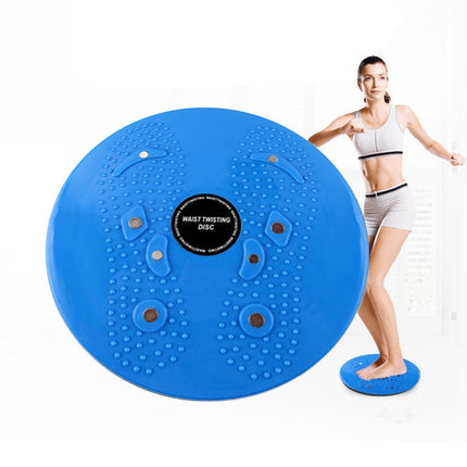 Aerobic Exercise Fitness Magnet Wriggling Waist Disk Twist Board, Size: 25*3cm(Blue)-garmade.com