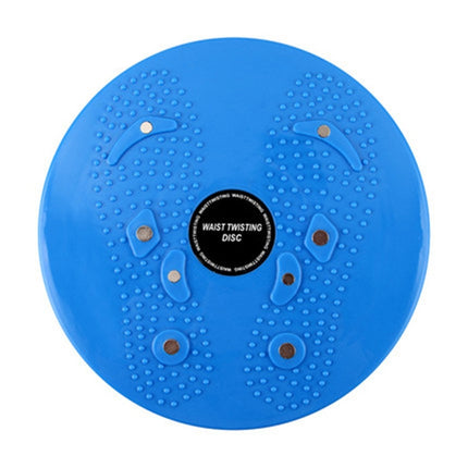 Aerobic Exercise Fitness Magnet Wriggling Waist Disk Twist Board, Size: 25*3cm(Blue)-garmade.com