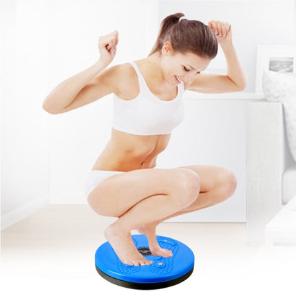 Aerobic Exercise Fitness Magnet Wriggling Waist Disk Twist Board, Size: 25*3cm(Blue)-garmade.com