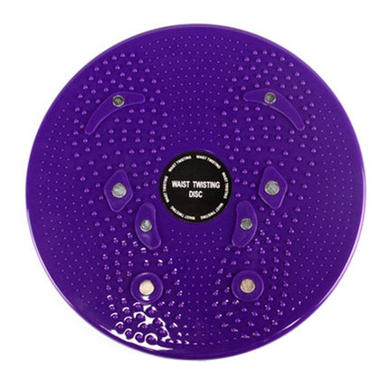 Aerobic Exercise Fitness Magnet Wriggling Waist Disk Twist Board, Size: 25*3cm(Purple)-garmade.com