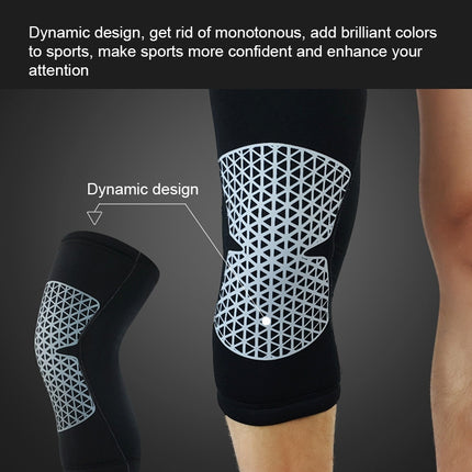 Outdoor Knee Leg Breathable Anti-collision Sports Protective Gear, Size: M (Fluorescent Green Light)-garmade.com