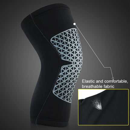Outdoor Knee Leg Breathable Anti-collision Sports Protective Gear, Size: M(Red)-garmade.com