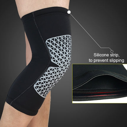Outdoor Knee Leg Breathable Anti-collision Sports Protective Gear, Size: L(Blue)-garmade.com