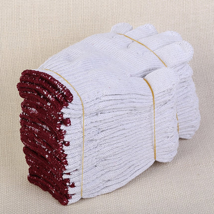 12 Pairs Labor Supplies Breathable Wear-Resistant Protection Cotton Yarn Gloves-garmade.com
