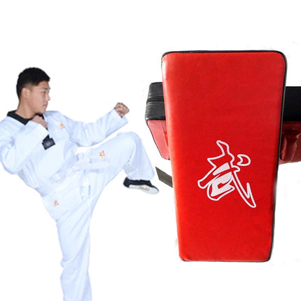 PU Thickened Square Taekwondo Target Sanda Boxing Foot Kicking Pad, Random Color Delivery-garmade.com