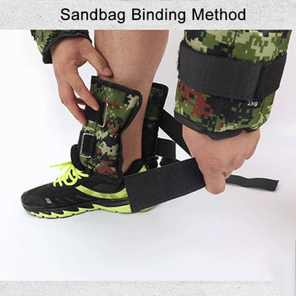 A Pair of Selling Fitness Loading Equipment Ankle Weights Gaiter Sandbags, Adjustable Invisible Running Sports Sandbags, Weight: 5kg-garmade.com