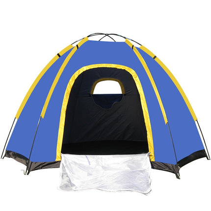 Aotu AT6503 Outdoor Camping Glass Fiber Rod Waterproof Tent, Size: 240x210x130cm-garmade.com
