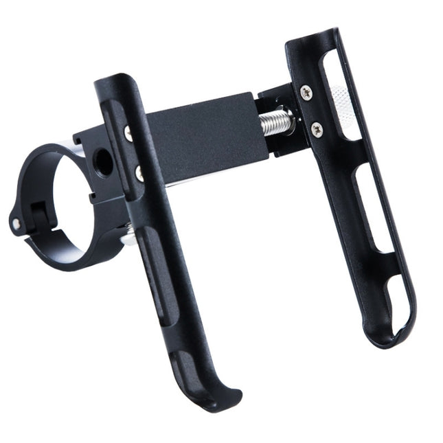 BIKERSAY MP007 Universal Aluminum Alloy Motorcycle Bicycle Phone Holder (Black)-garmade.com
