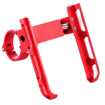 BIKERSAY MP007 Universal Aluminum Alloy Motorcycle Bicycle Phone Holder (Red)-garmade.com