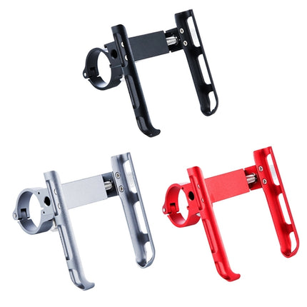 BIKERSAY MP007 Universal Aluminum Alloy Motorcycle Bicycle Phone Holder (Red)-garmade.com