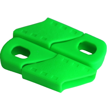 BIKERSAY CP001 Bicycle Crank Cover Silicone Arm Sleeve (Green)-garmade.com