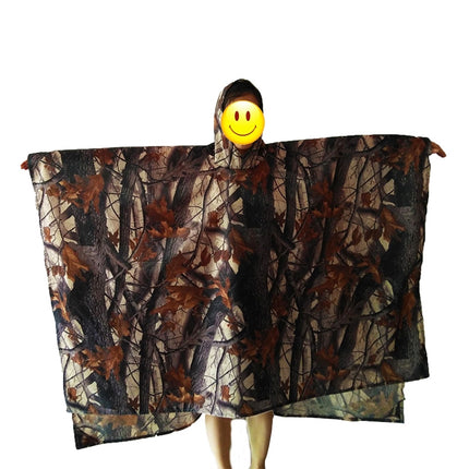 3 In 1 Outdoor Portable Multifunctional Camouflage Backpack Raincoat-garmade.com