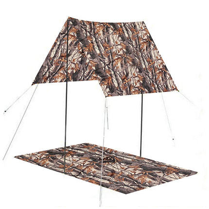 3 In 1 Outdoor Portable Multifunctional Camouflage Backpack Raincoat-garmade.com