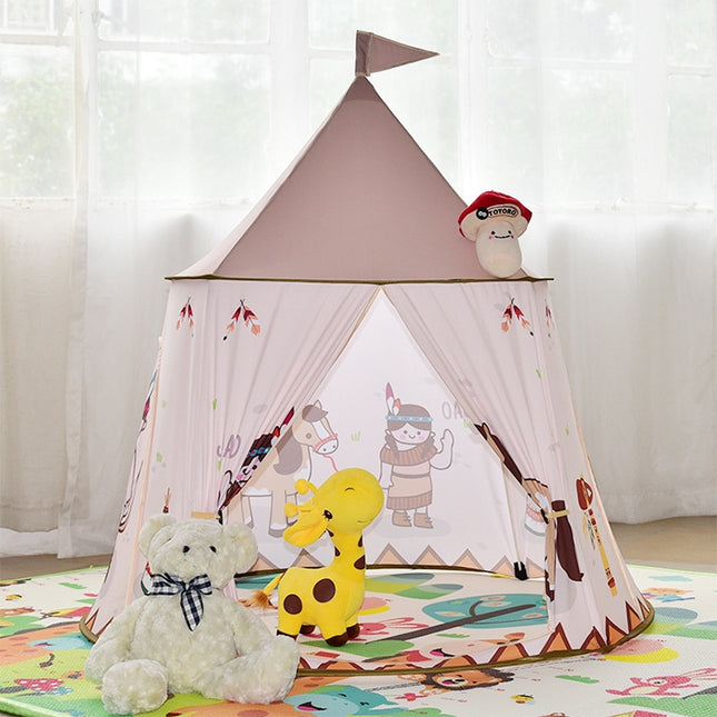 Indian Castle Children Indoor Outdoor Tent Mongolian Yurt Toy House-garmade.com
