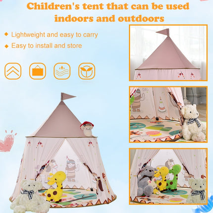 Indian Castle Children Indoor Outdoor Tent Mongolian Yurt Toy House-garmade.com