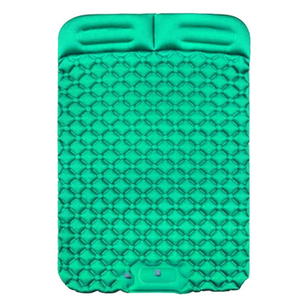 Outdoor Camping Foot-step Automatic Inflatable Cushion Portable TPU Inflatable Double Bed, Size: 195 x 119 x 16cm(Emerald)-garmade.com
