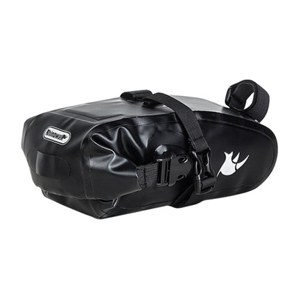 Rhinowalk TF551 2.5L Full Waterproof Bicycle Saddle Bag (Black)-garmade.com