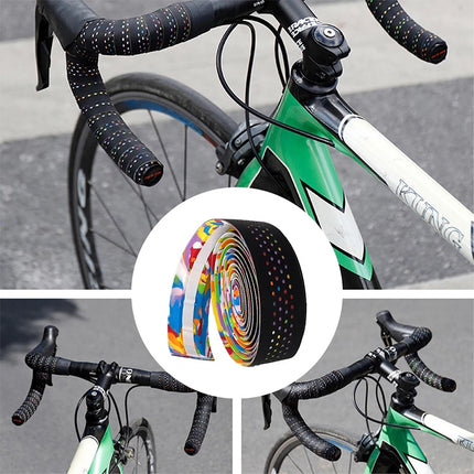 GUB 1622 Gradient Colorful Strap Road Bike Handlebar Tape Anti-slip-garmade.com