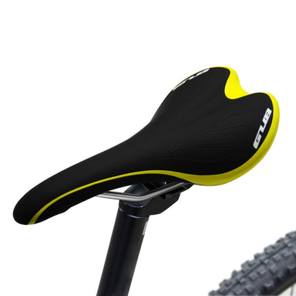 GUB 3083 Microfiber Leather Mountain Road Bike Saddle(Yellow)-garmade.com