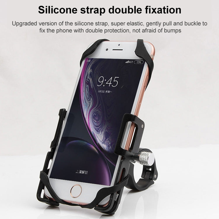 GUB P10 Aluminum Bike Phone Holder(Red)-garmade.com