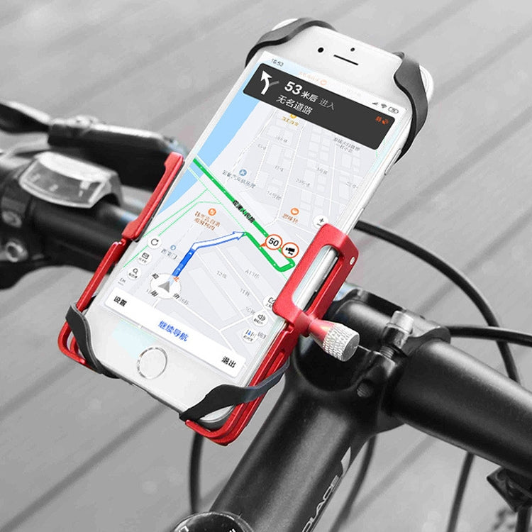 GUB P10 Aluminum Bike Phone Holder(Red)-garmade.com