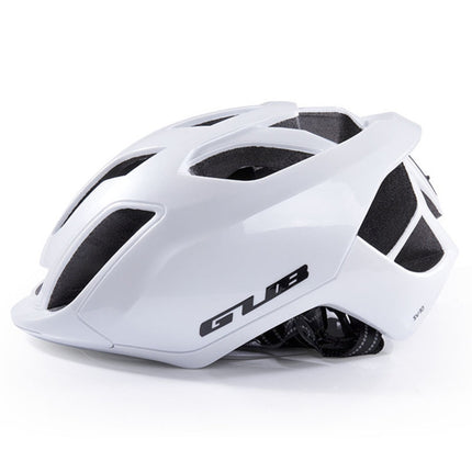 GUB SV10 PC + EPS Breathable Bike Helmet Cycling Helmet With Taillights (Pearl White)-garmade.com
