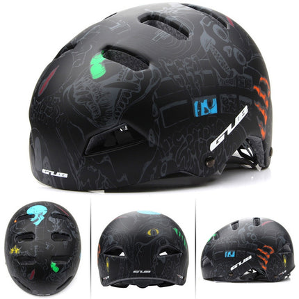 GUB V1 Professional Cycling Helmet Sports Safety Cap, Size: L(Black)-garmade.com