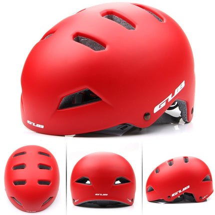 GUB V1 Professional Cycling Helmet Sports Safety Cap, Size: M(Red)-garmade.com