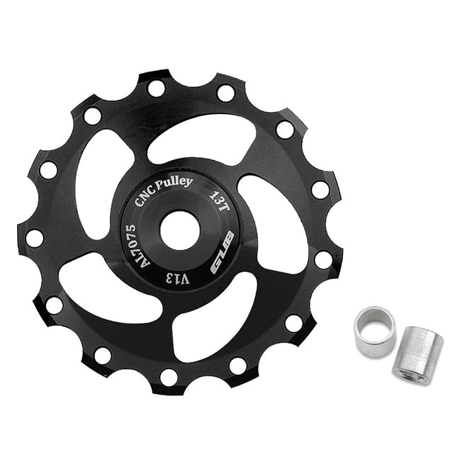 GUB V13 13T Bicycle Rear Derailleur Jockey Wheel (Black)-garmade.com