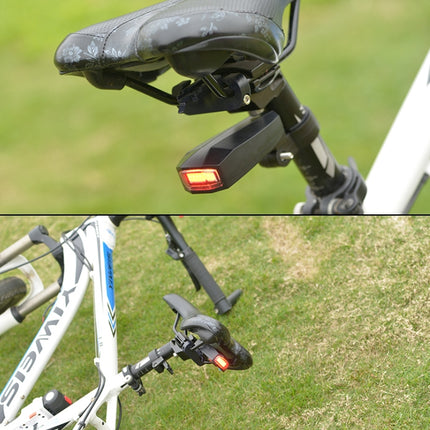 ANTUSI A6 USB Charging COB Light Source Smart Cycling Bike Warning Alarm Tail Light with Remote Control-garmade.com