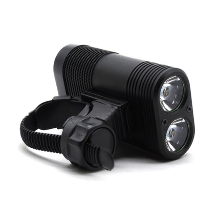 Y12 Bike LED Headlight Front Lamp 2 x XPE LEDs 350LM USB Charging Bicycle Headlight with 5 Modes-garmade.com