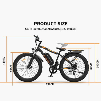 [US Warehouse] AOSTIRMOTOR 750W 48V 13AH Aluminium Electric Bike with 26 inch Tires for Adults-garmade.com