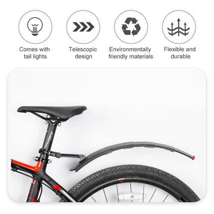 PROMEND NB-28370 1 Pair Bicycle Quick Release Plastic Retractable Mudguard-garmade.com