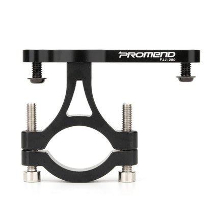 PROMEND FJJ-280N CNC Aluminum Alloy Bicycle Adapter Seat for Bottle Cage (Black)-garmade.com