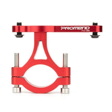 PROMEND FJJ-280N CNC Aluminum Alloy Bicycle Adapter Seat for Bottle Cage (Red)-garmade.com