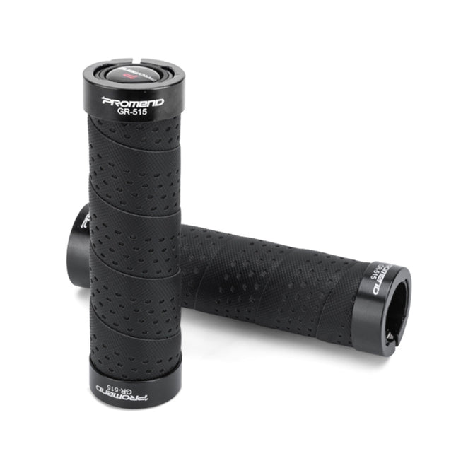 PROMEND GR-515 1 Pair Shock-absorbing Anti-skid Mountain Bike Grips Cover (Black)-garmade.com