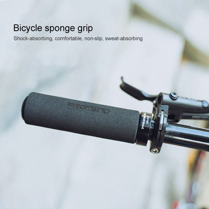 PROMEND GR-513 1 Pair Bicycle Antiskid Sweat-absorbing Sponge Grips Cover (Black Red)-garmade.com